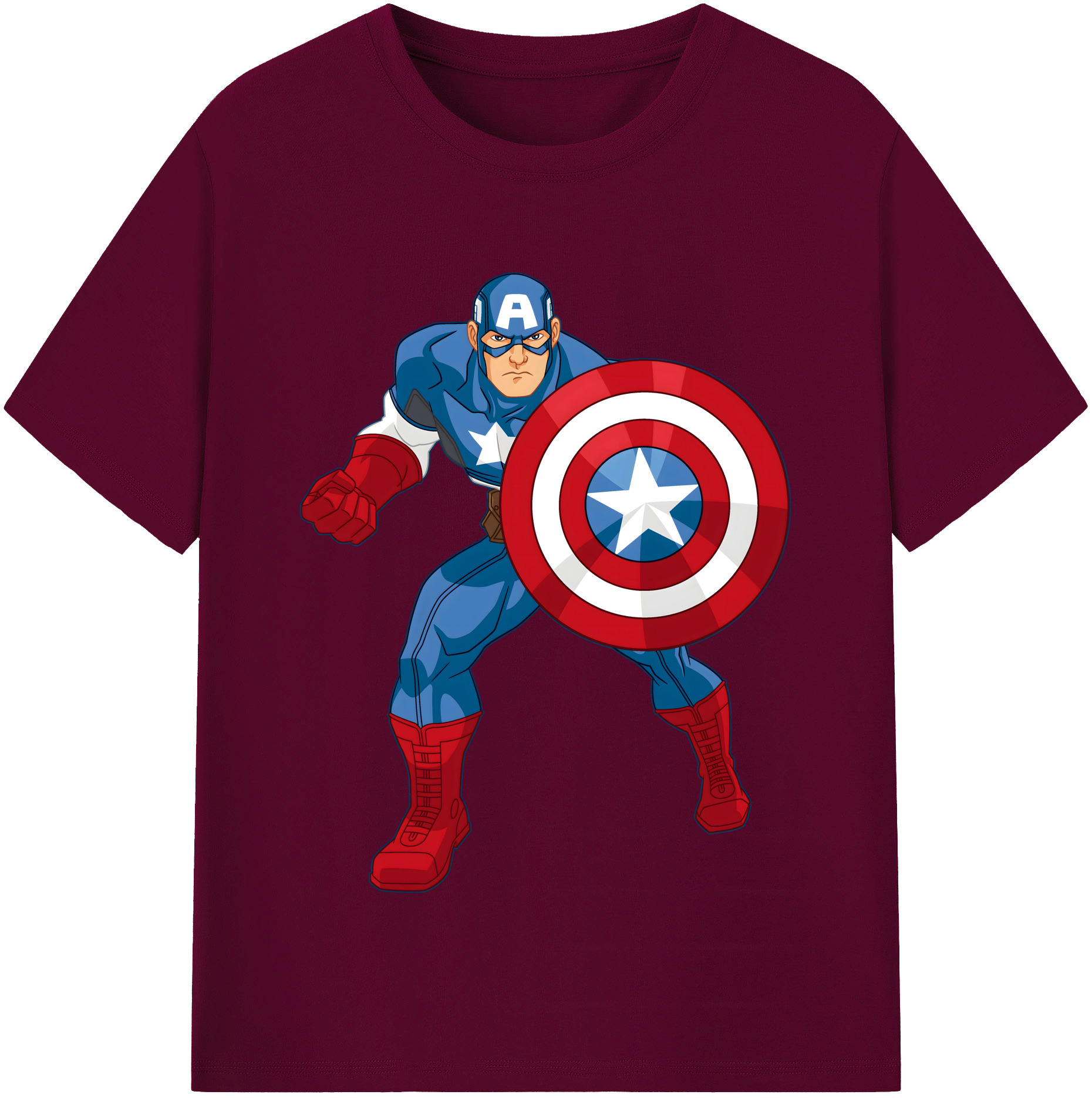 （画像用） アベンジャーズ The Avengers レディースカジュアルプリントTシャツ（綿100％）